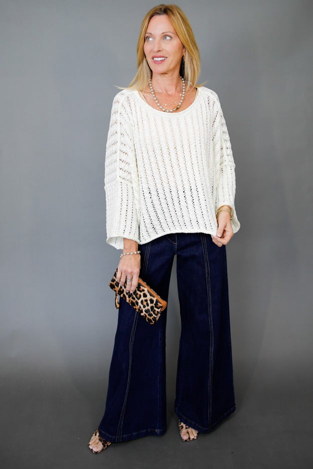 Snowfall Knit Top