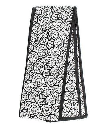 Charming Twilly Rose Print Narrow Scarf