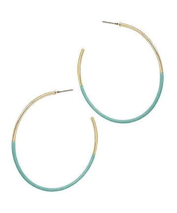 Gleaming Half Earrings