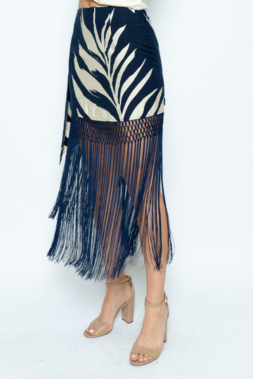 Erika Fringe Mini Skirt