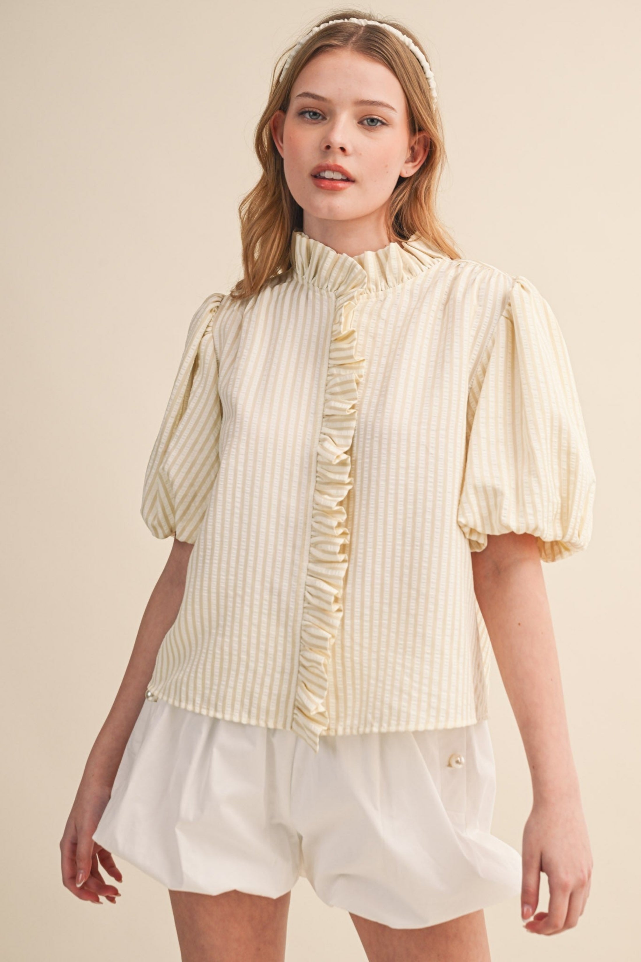 Caddie Striped Blouse