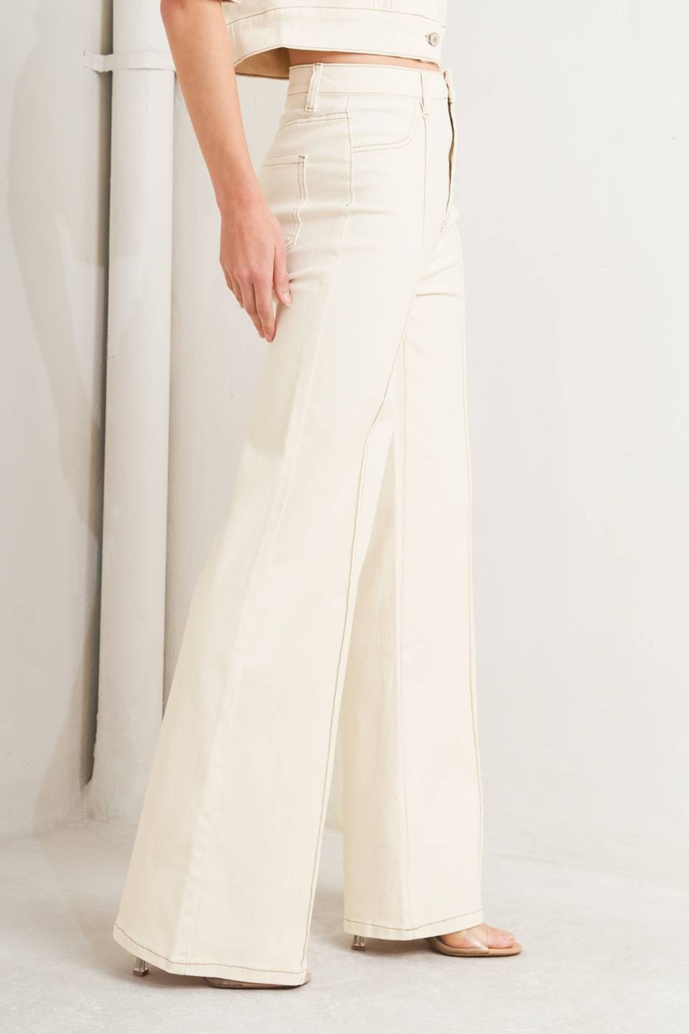 Claire High-Waisted Denim Pant