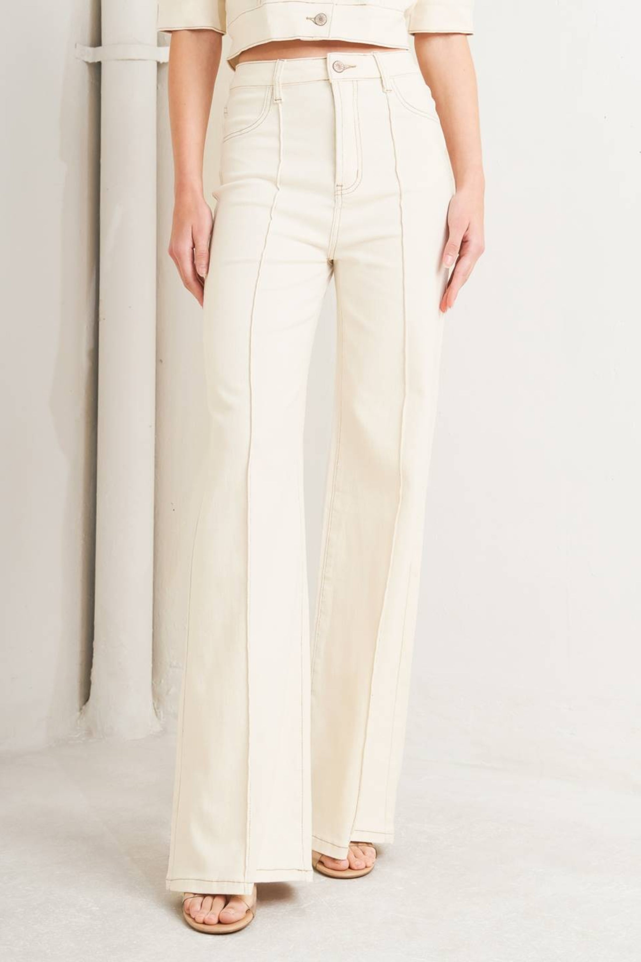Claire High-Waisted Denim Pant