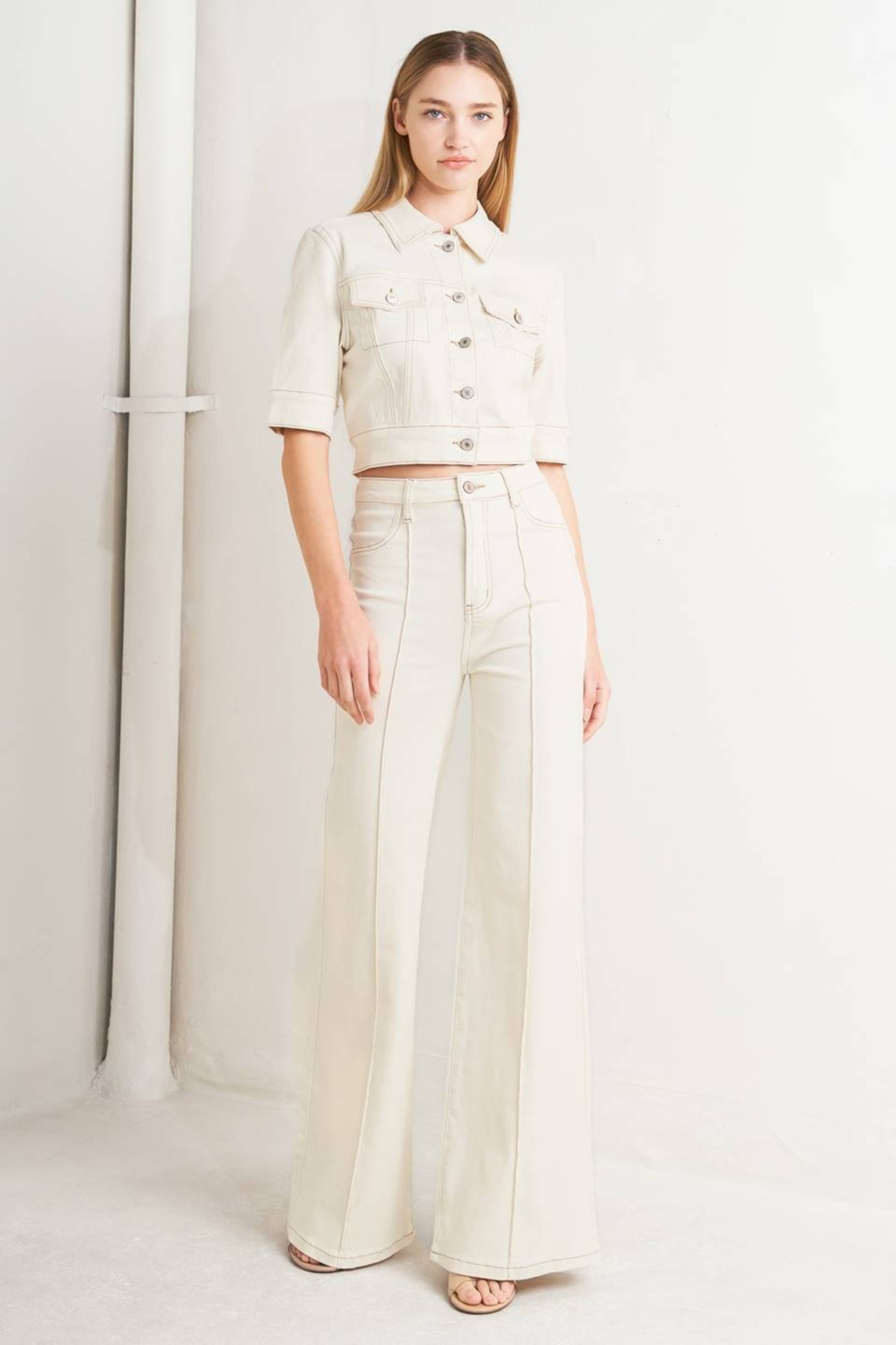 Claire High-Waisted Denim Pant