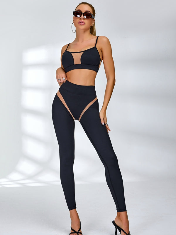 Super Sexy Unique Mesh Hip-lift Leggings