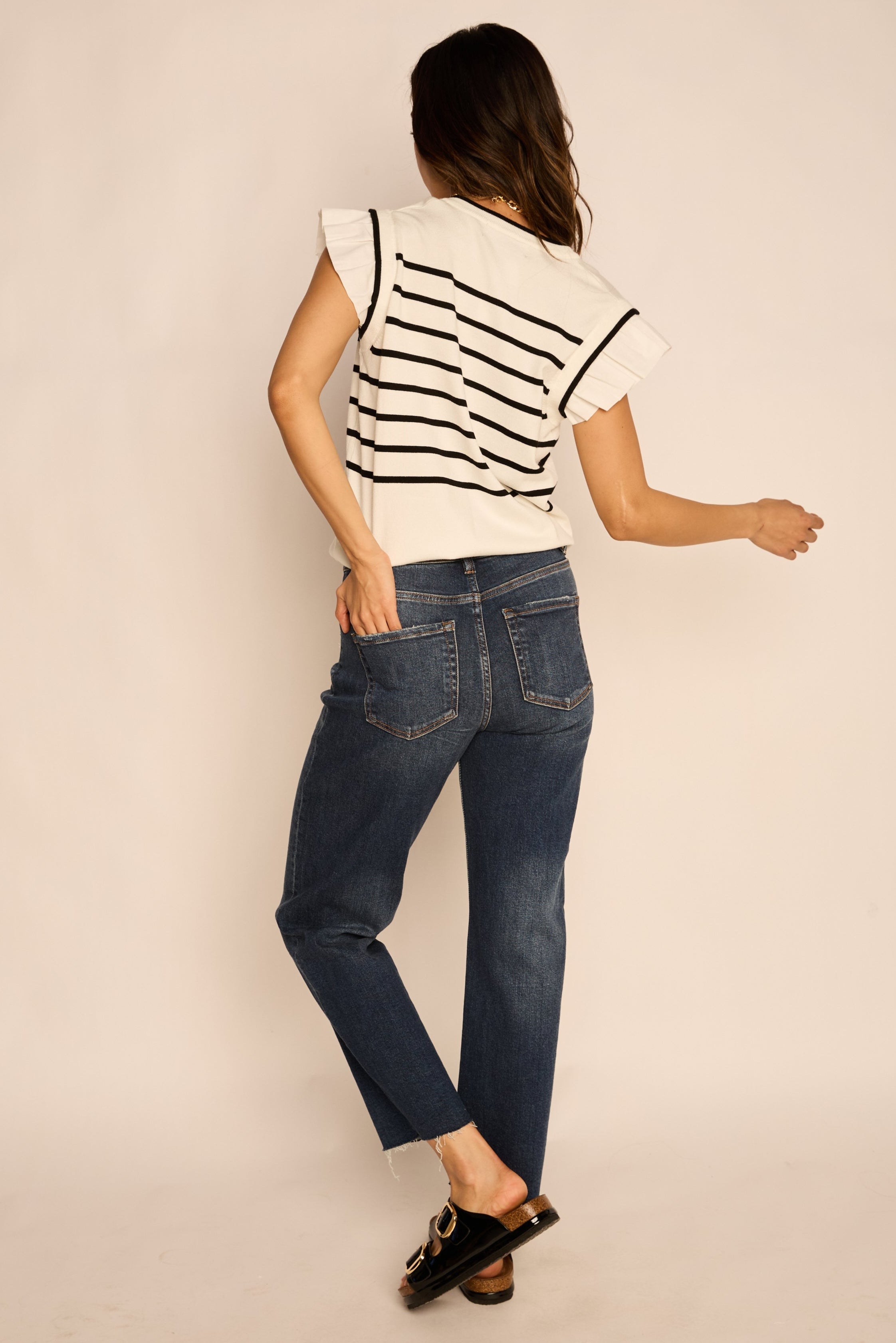 Kylie Risen High Rise Barrel Jeans