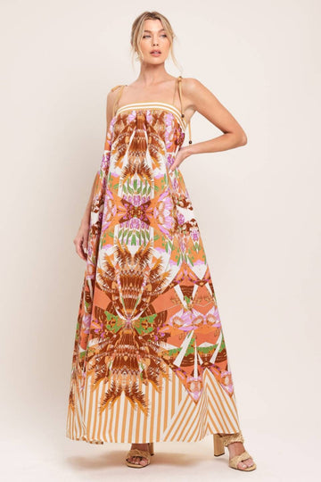 Harriet Patterned Maxi Dress