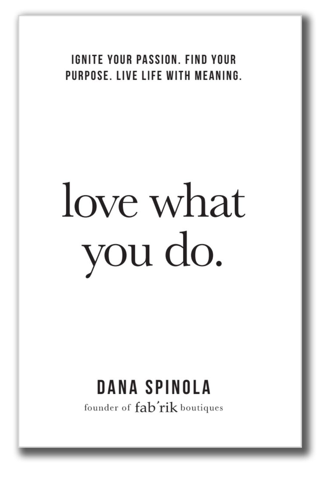 LOVE WHAT YOU DO BOOK