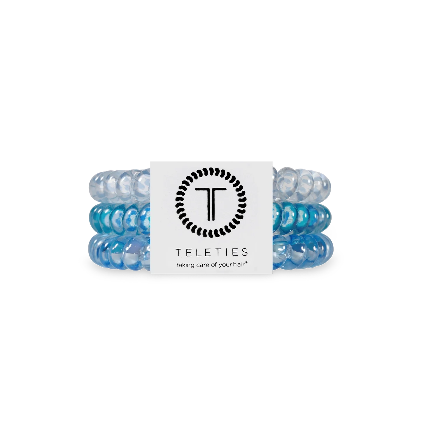 TELETIES Small Hair Ties - No-Rip, Strong Grip Hair Accessories (3-Pack)