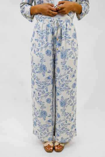 Bluebell Linen Wide Leg Pants
