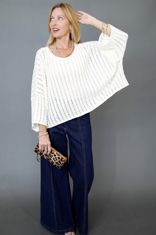 Snowfall Knit Top