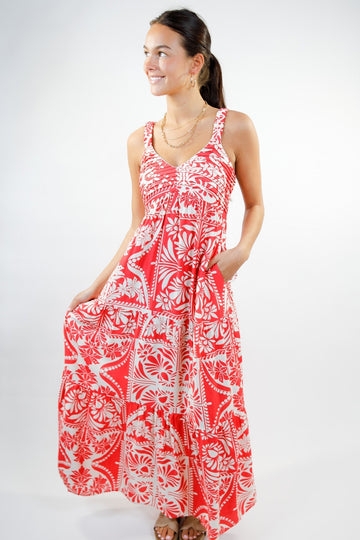 Island Patchwork Maxi Dress