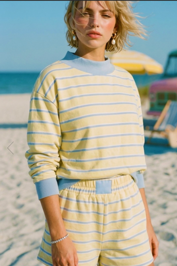 Daley Striped Sweatshirt