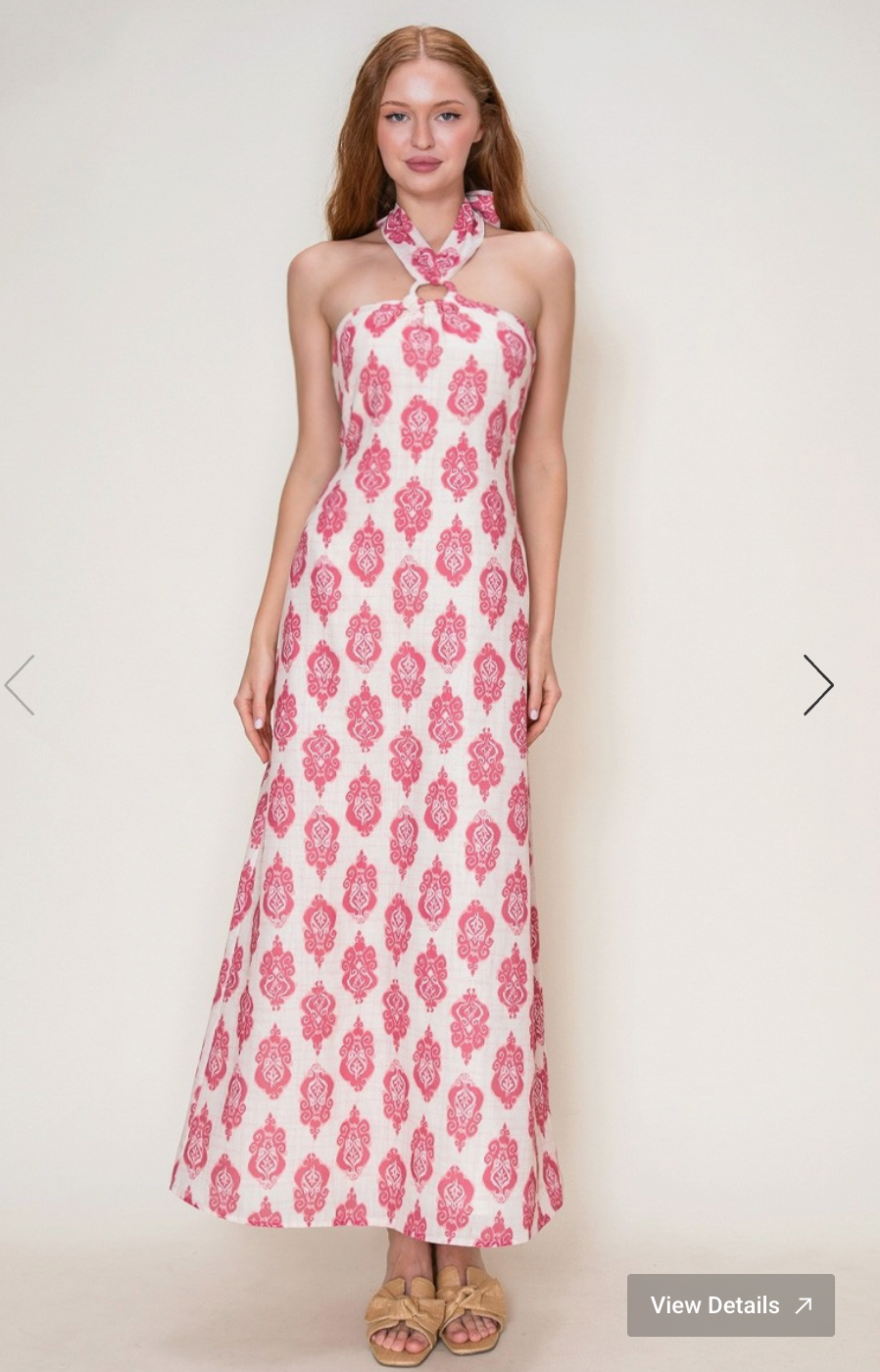 Karina Halter Ankle Midi Dress