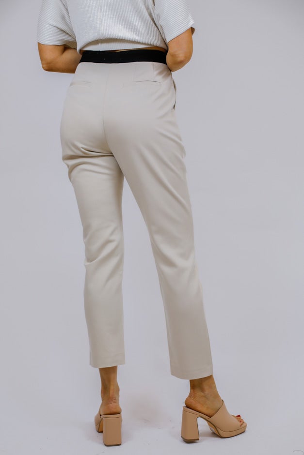 High Waist Straight Leg Pants