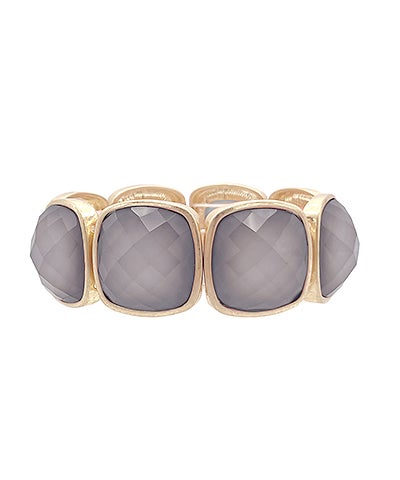 Gemstone Glow Stretch Bracelet