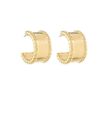 Gleaming Wide Earrings