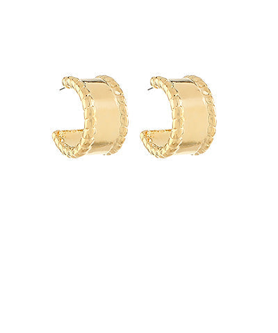 Gleaming Wide Earrings