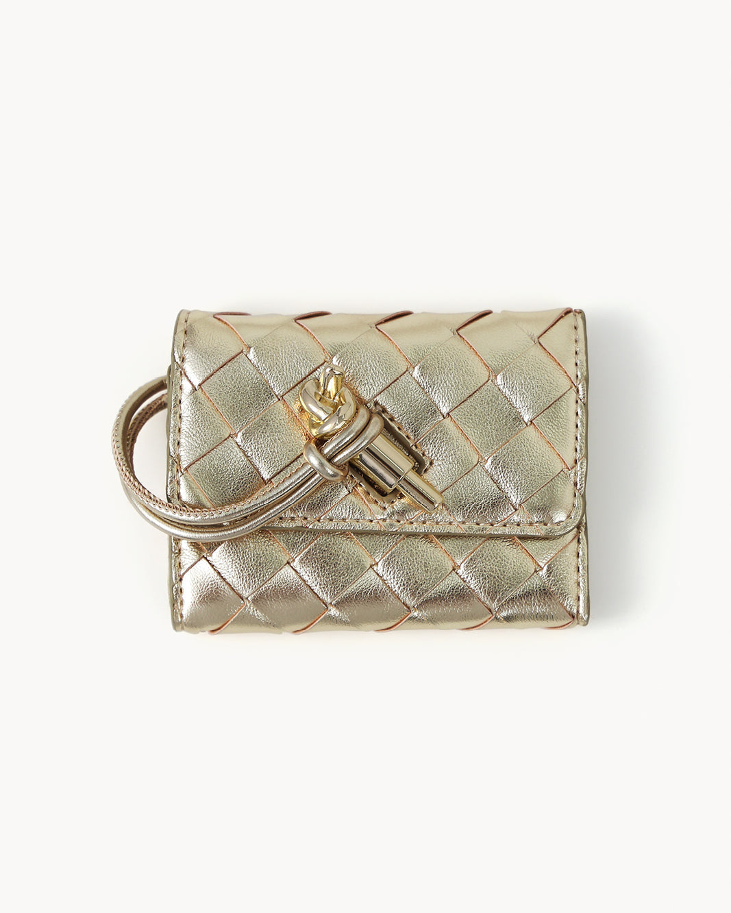 ALICE WALLET - GOLD METALLIC