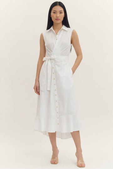 Nyla Collared Midi Dress