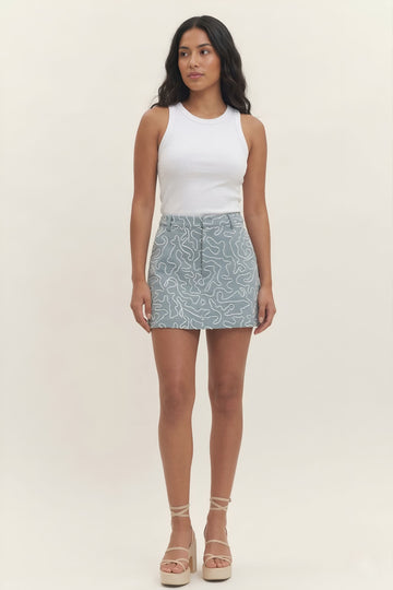 Lara Embroidery Skirt