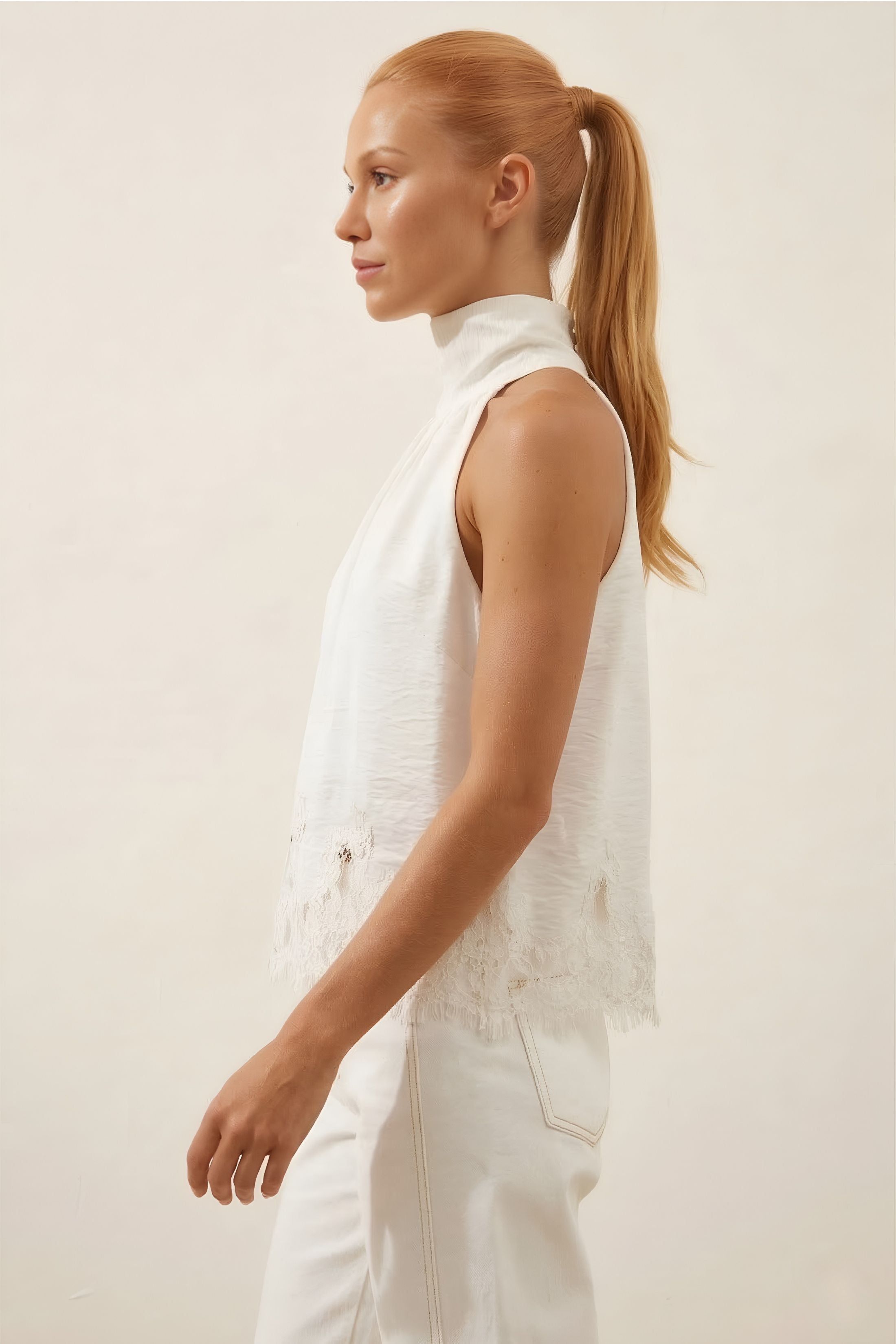 Renee Lace Halter Top