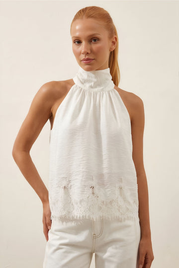 Renee Lace Halter Top