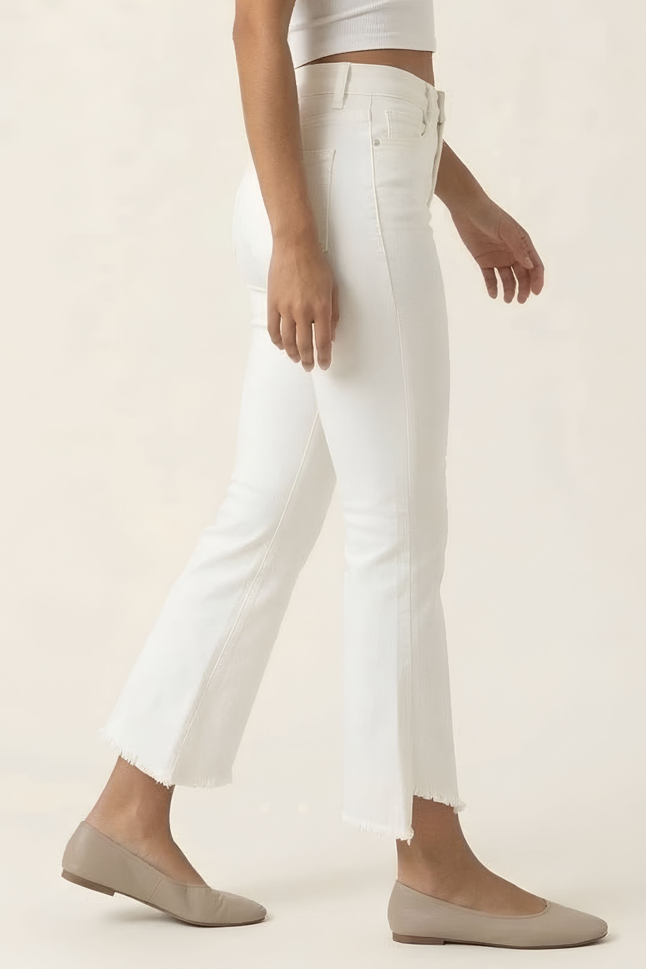 Perry High Rise Crop Flare Jean