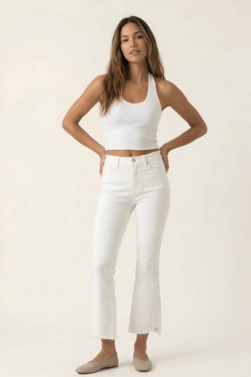 Perry High Rise Crop Flare Jean