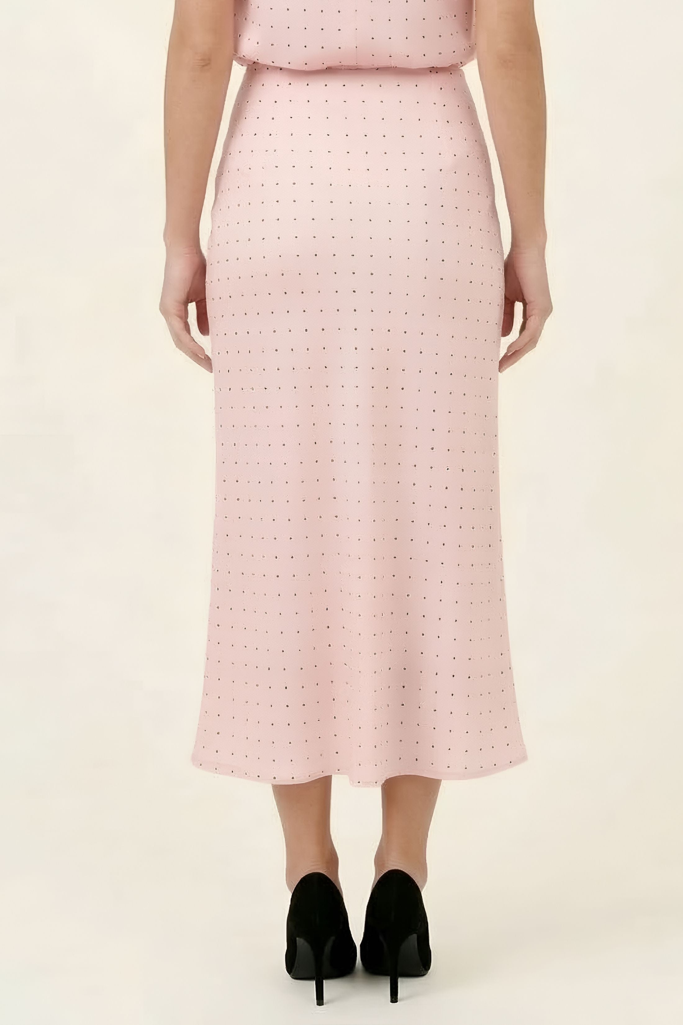 Mary Anne Polka Dot Midi Skirt