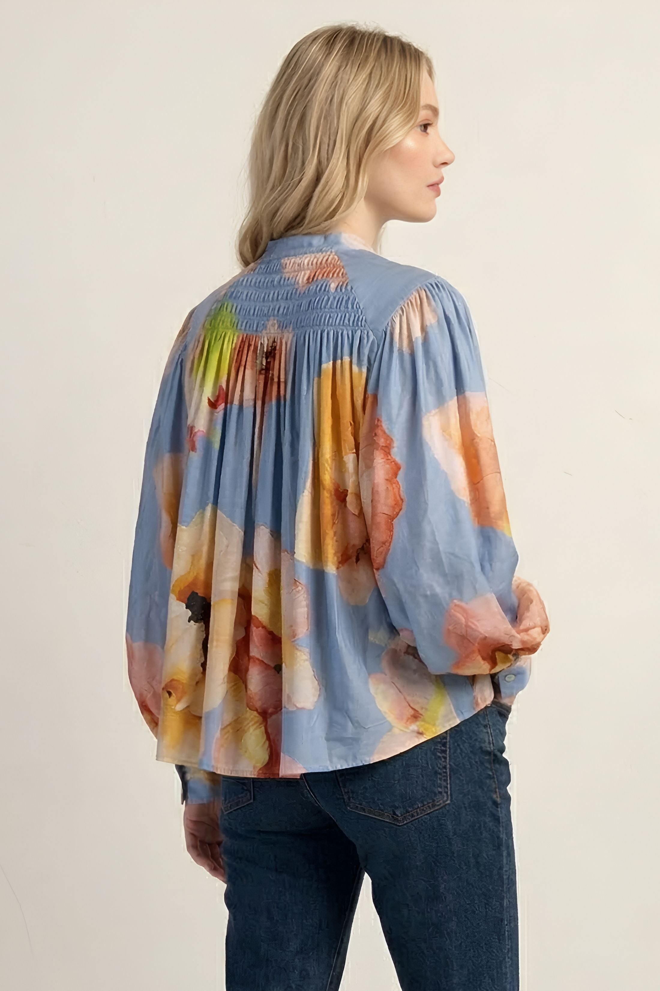 Mila Long Sleeve Voluminous Blouse
