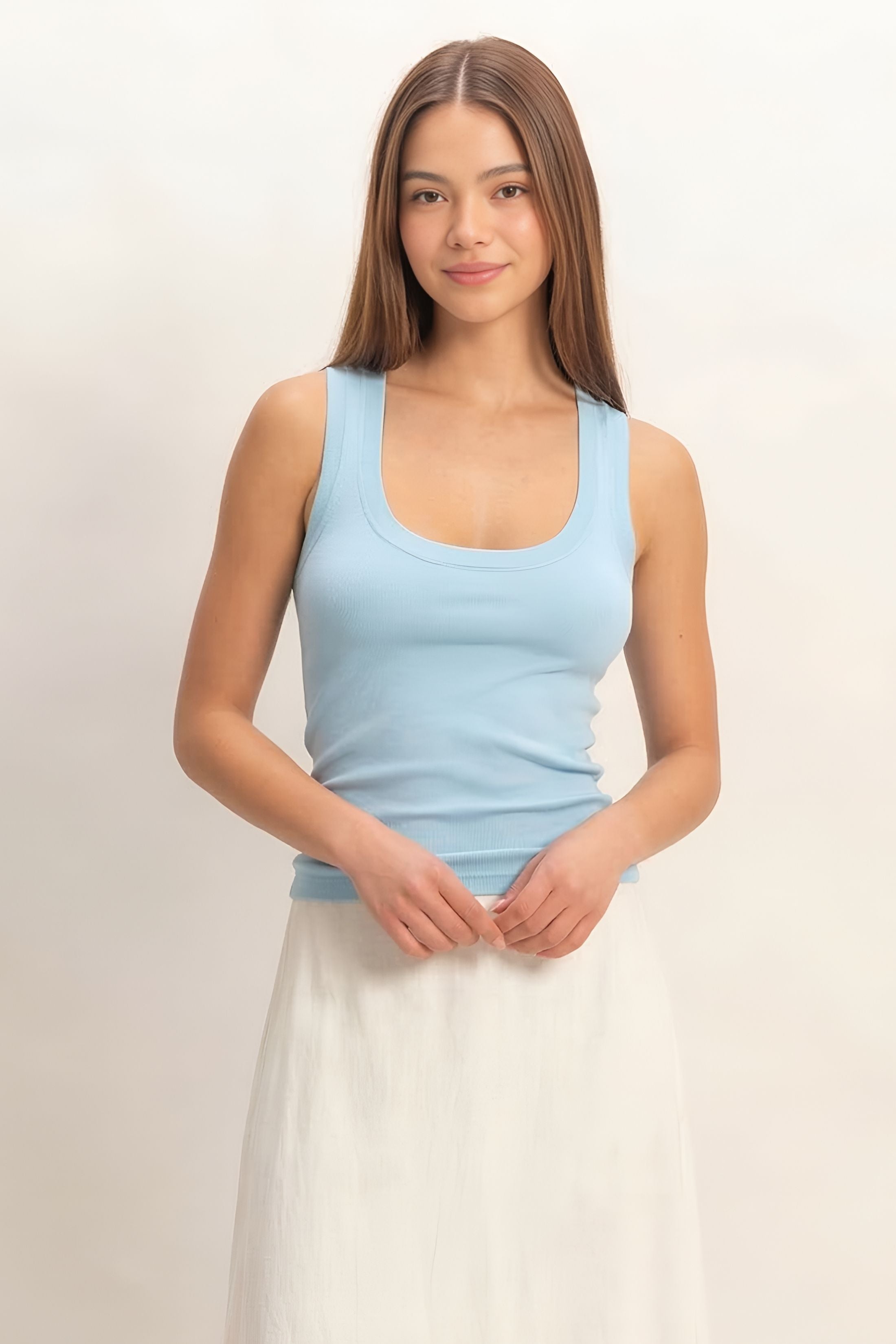 Amanda Scoop Neck Tank Top