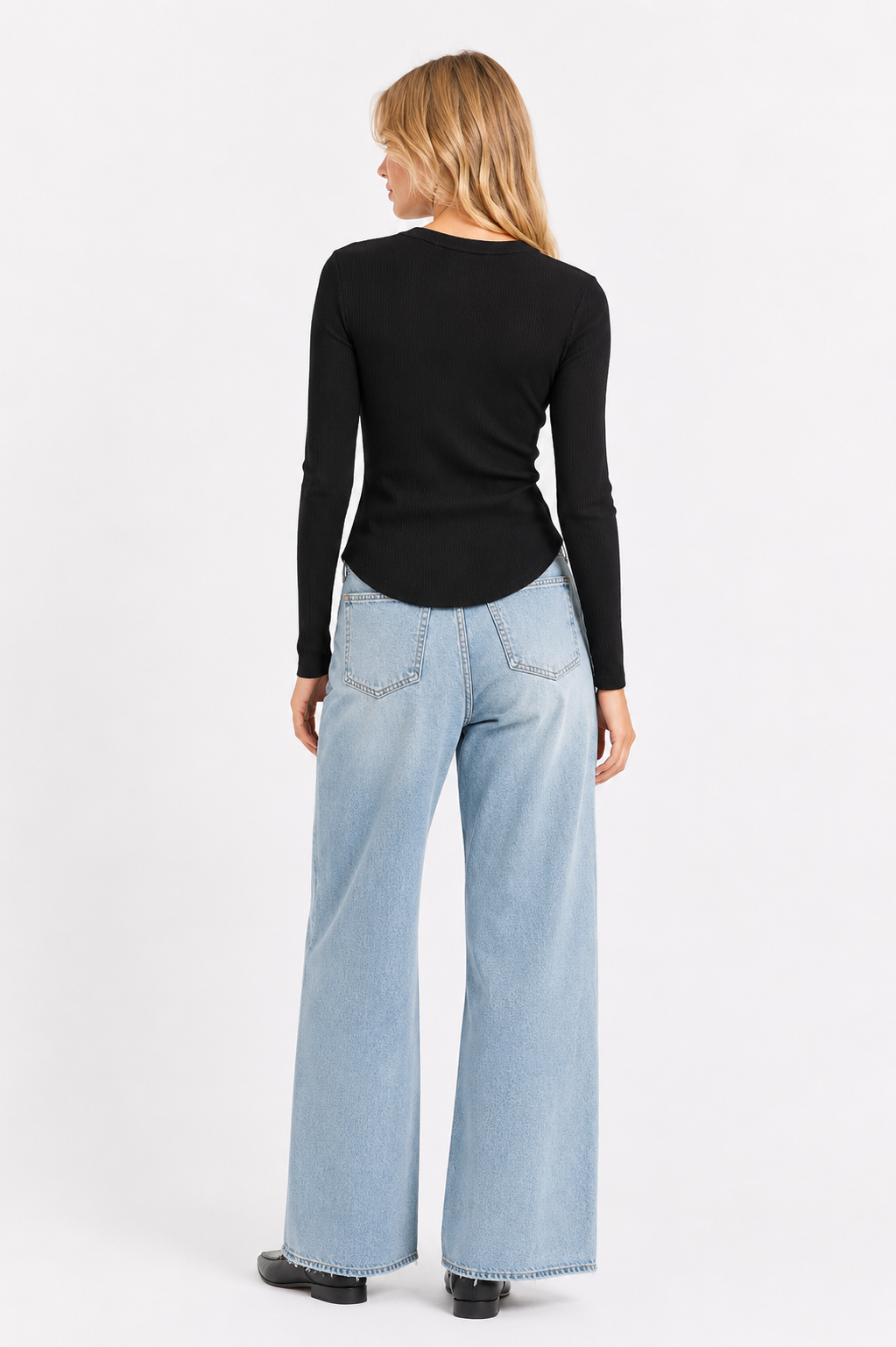 Tilly Ribbed Long Sleeve Top
