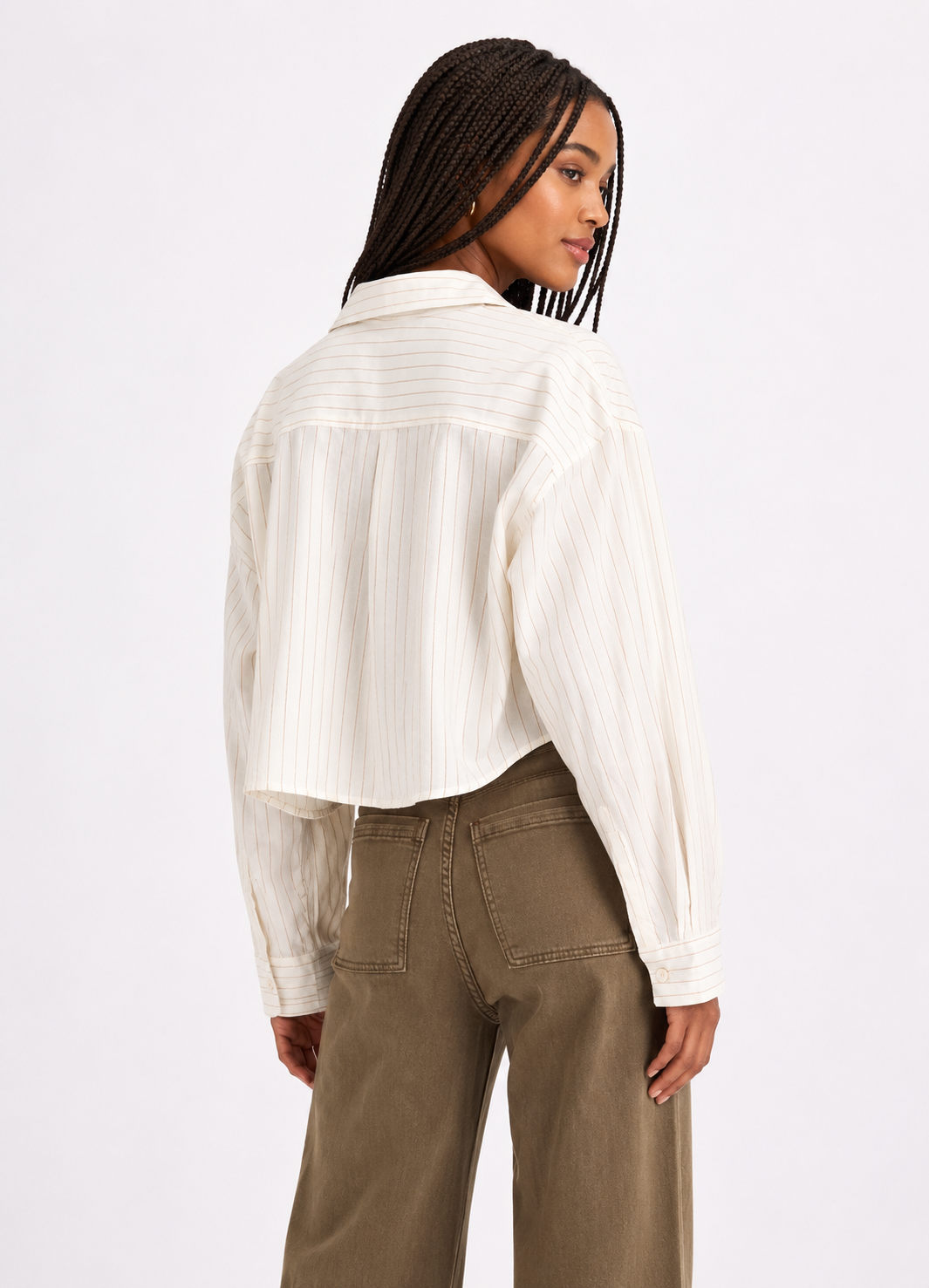 Adams Pin Stripe Button Down Shirt
