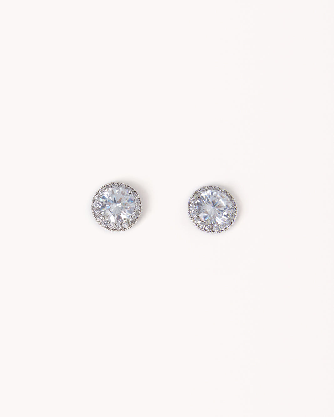 IMMY EARRINGS - SILVER-DIAMANTE