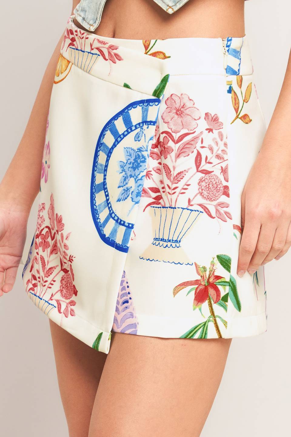 Jameson Printed Woven Mini Skirt