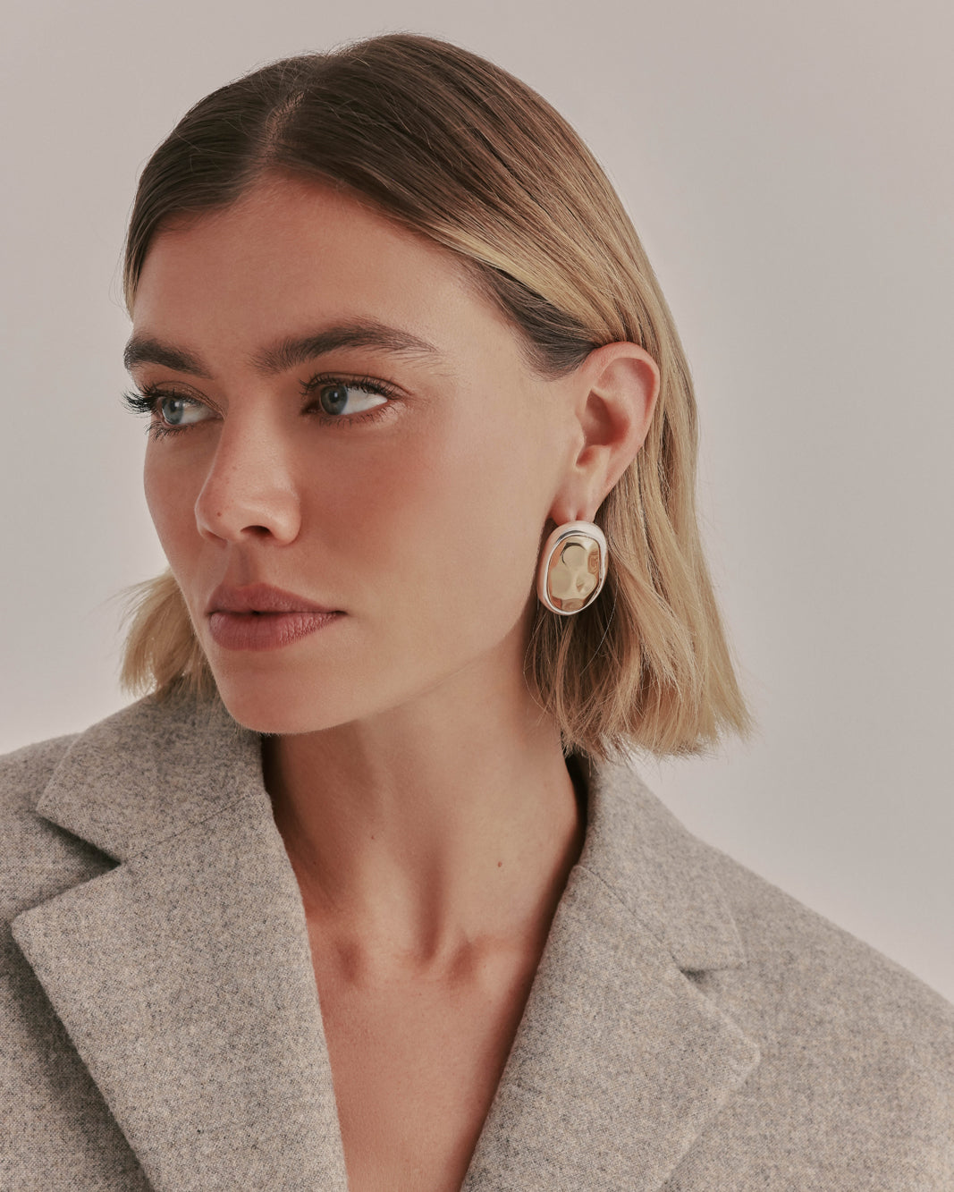 JESSICA EARRINGS - GOLD-SILVER