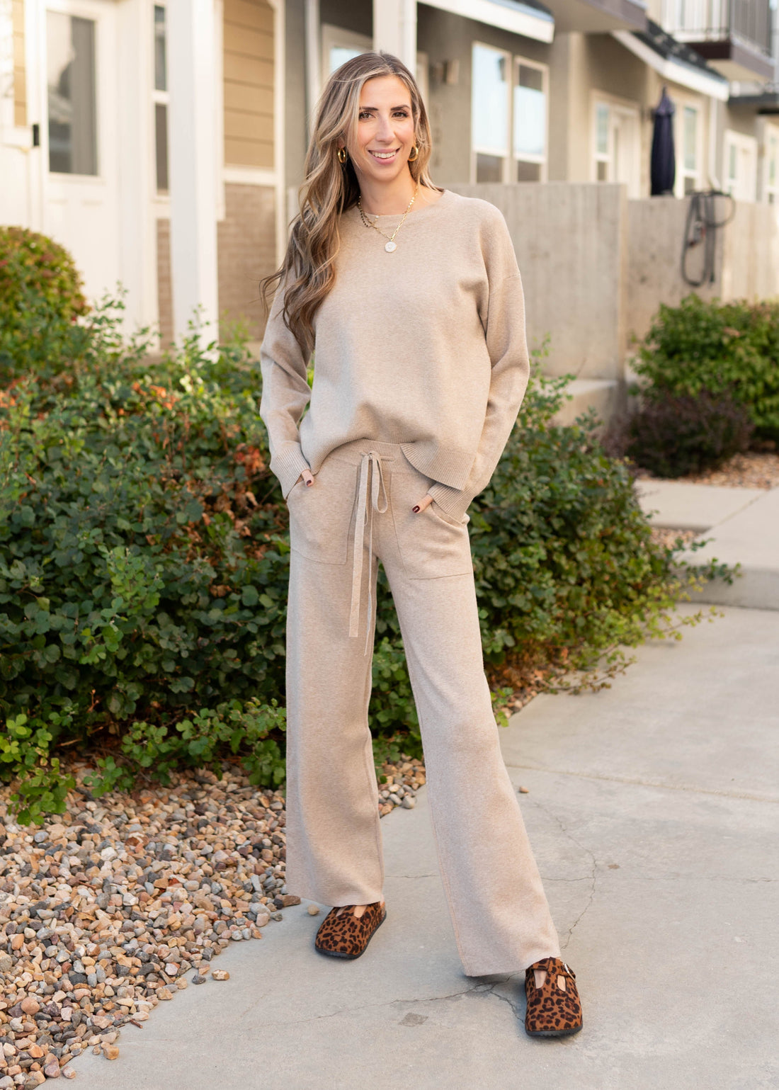 Lexi Taupe Sweater