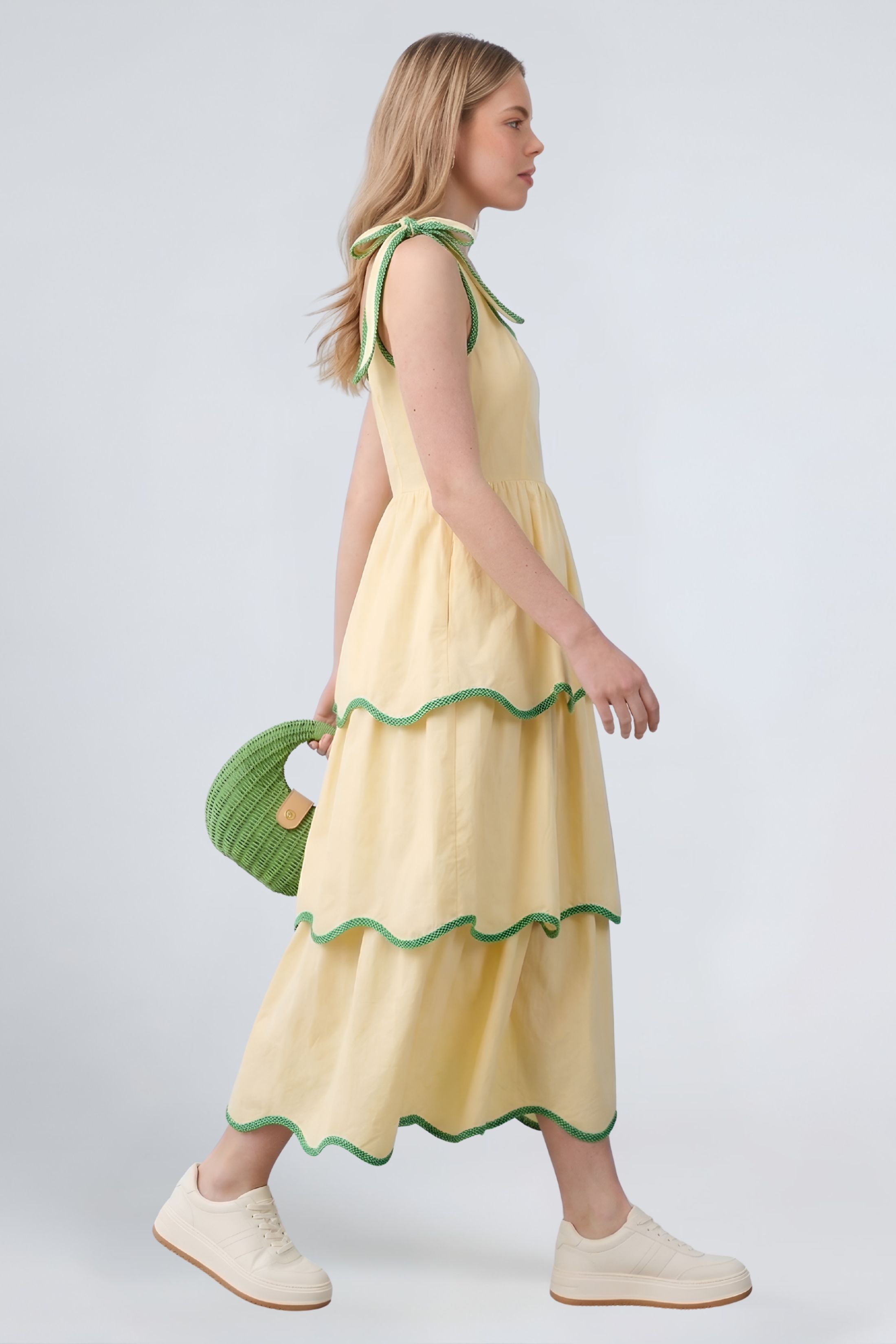 Tee Time Tiered Midi Dress