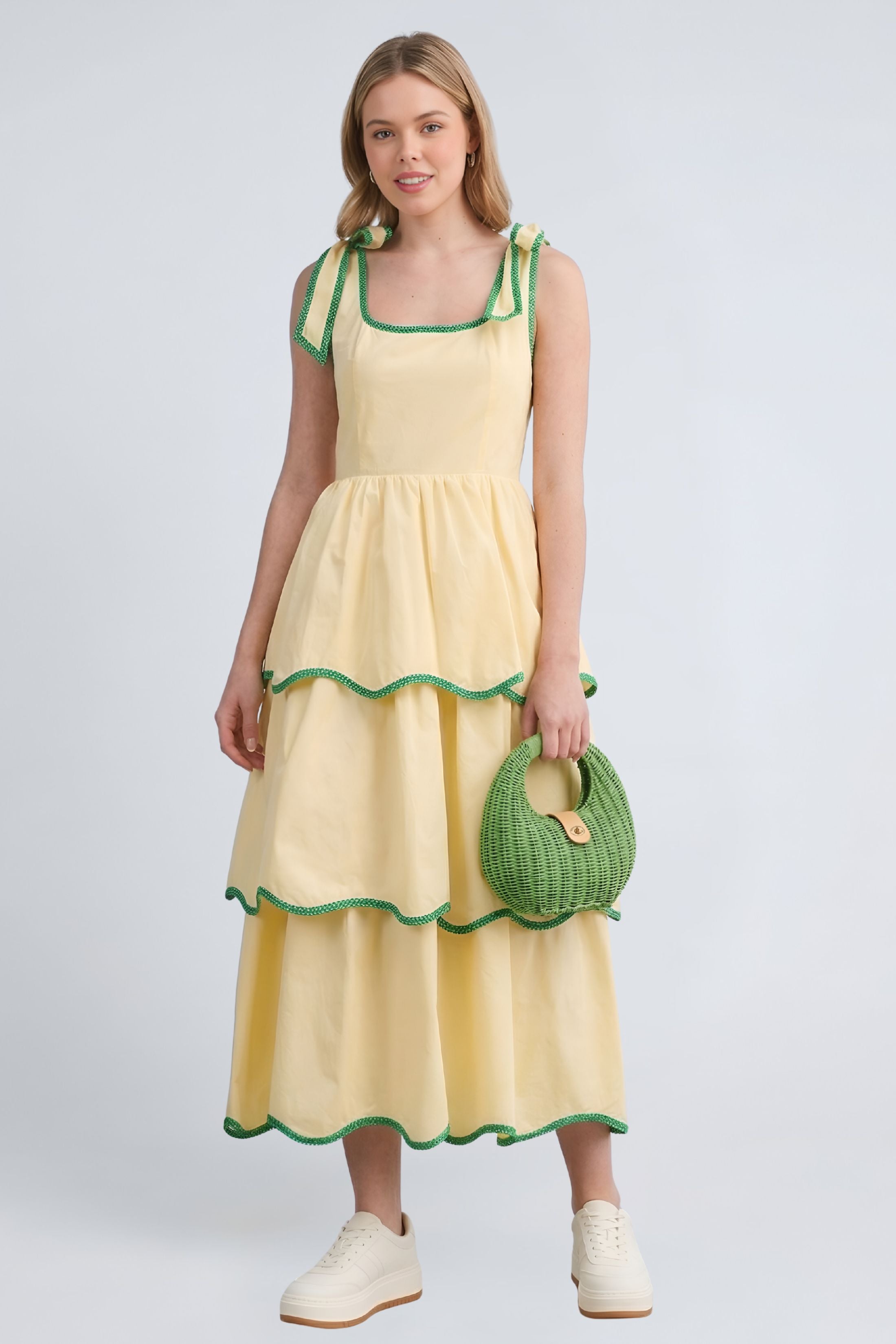 Tee Time Tiered Midi Dress
