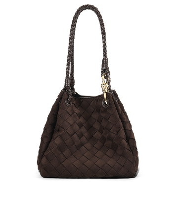 MINI LENI BAG - DARK CACAO SUEDE