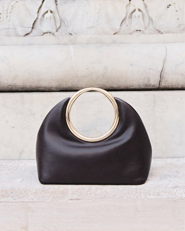 MONROE HANDLE BAG - DARK CACAO