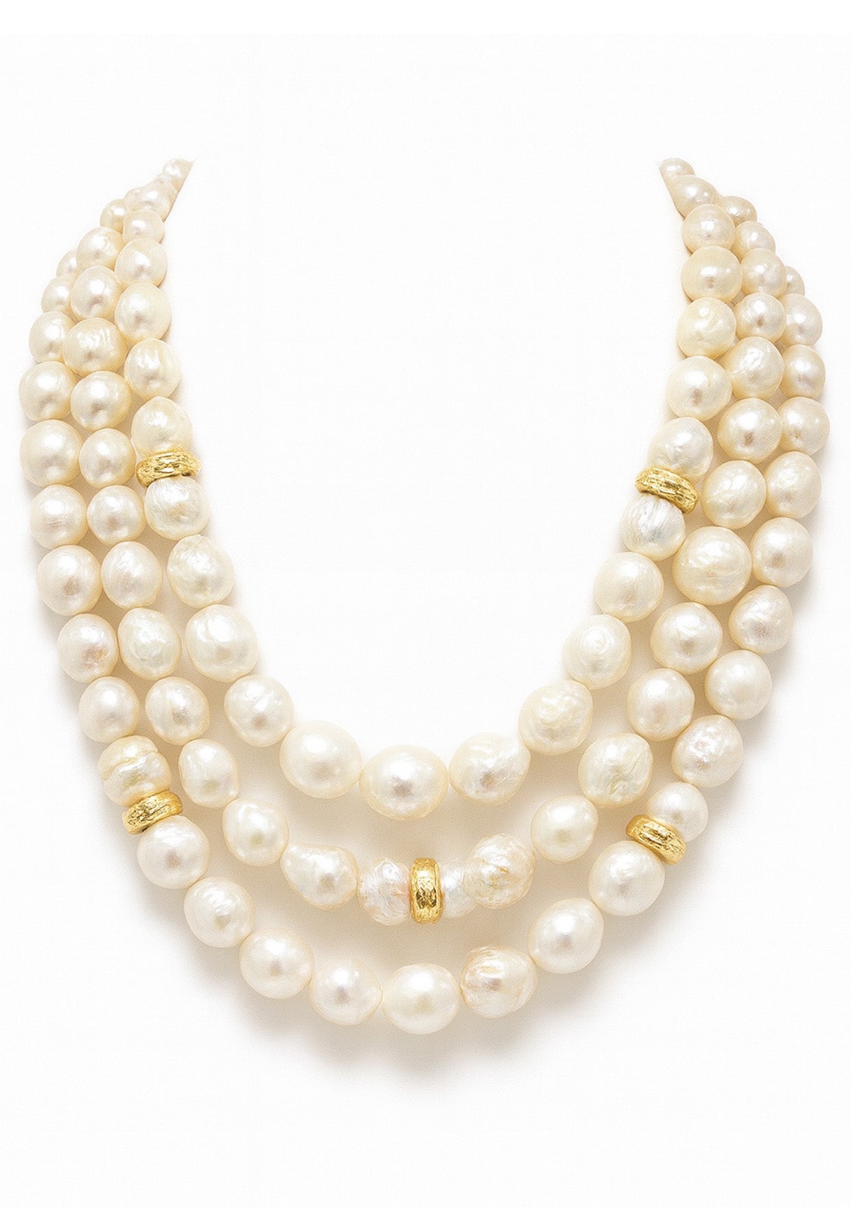 Multi Strand Pearl Necklace