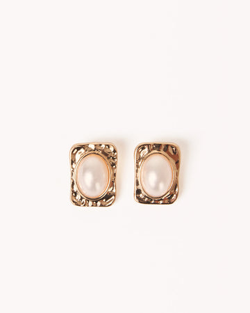 SASCHA EARRINGS - GOLD-PEARL