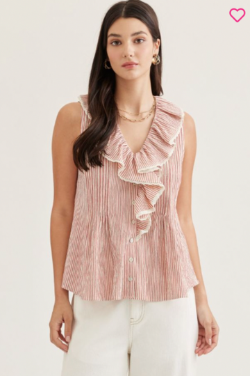 Amelia Ruffle Blouse