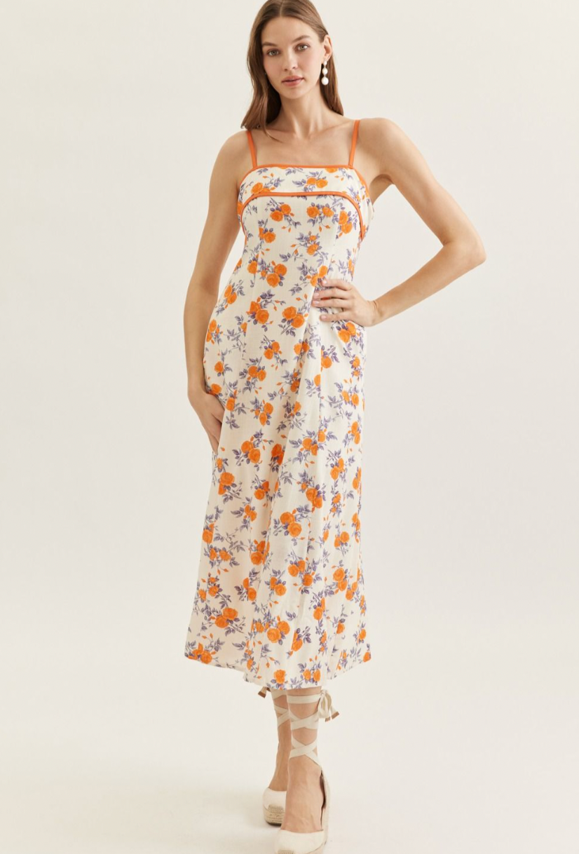 Sofie Floral Midi Dress