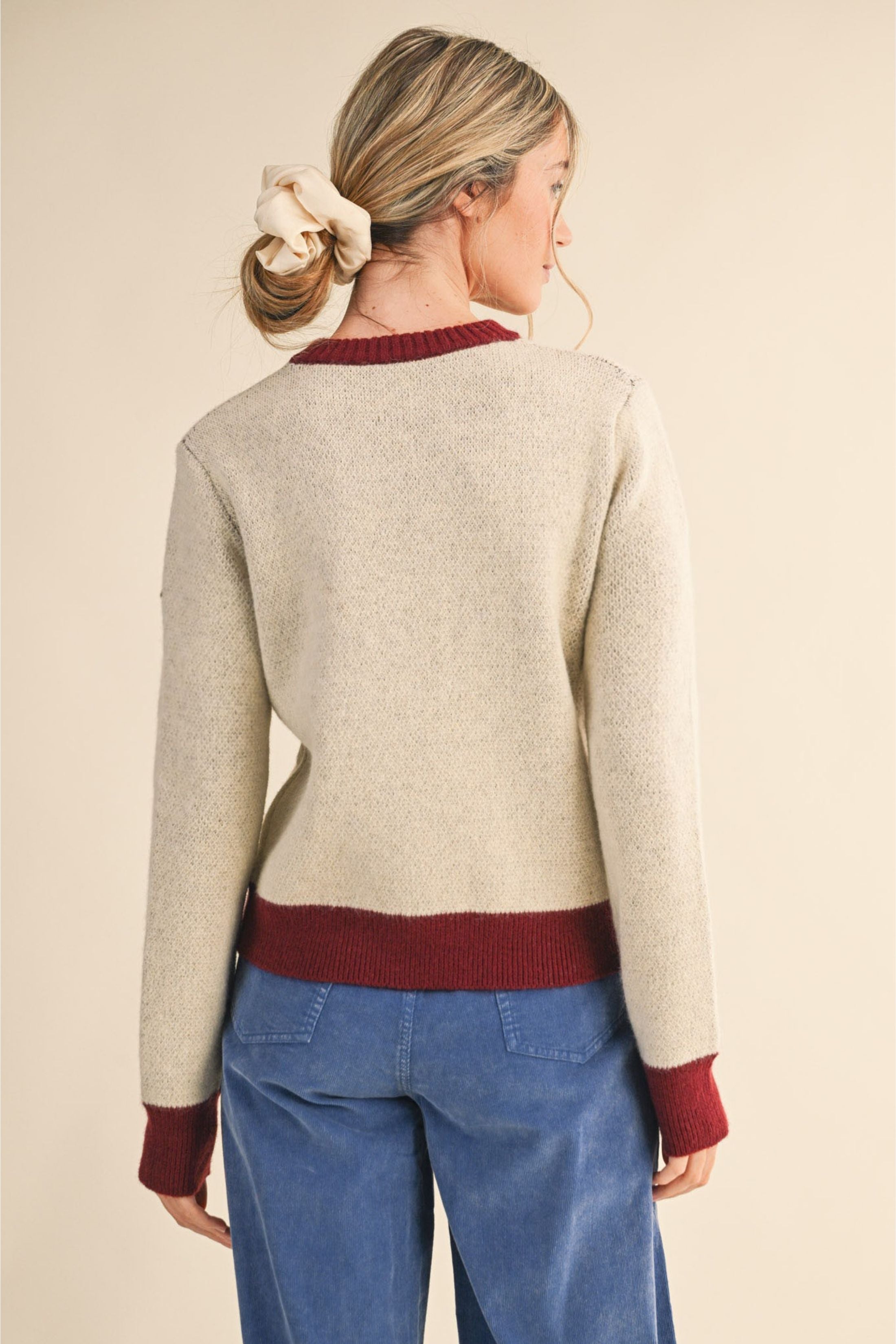 Oliver Floral Knit Sweater