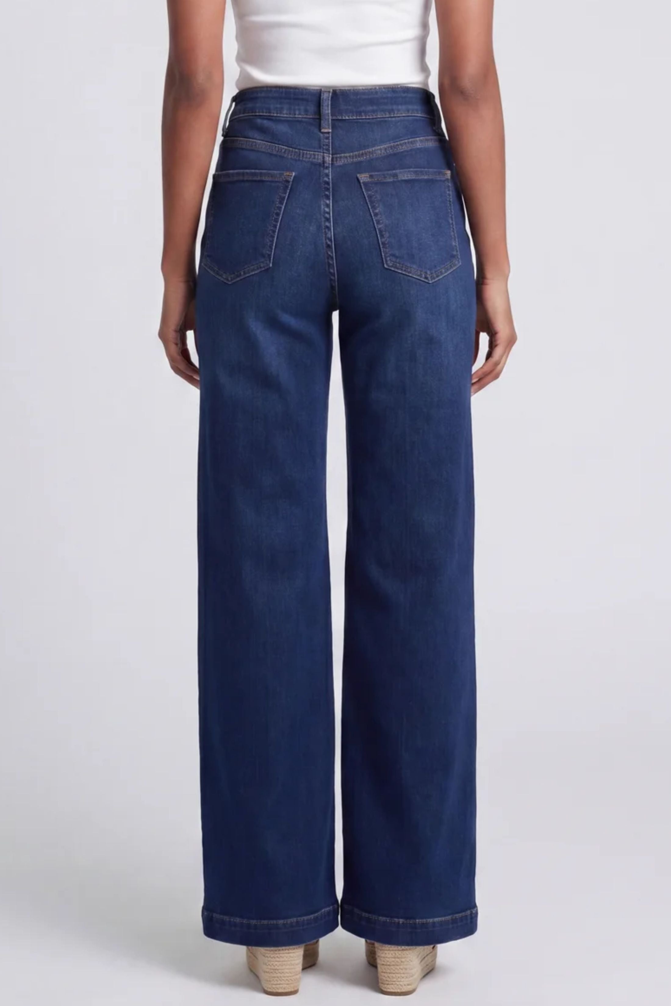 Violet High Rise Wide Leg Jeans