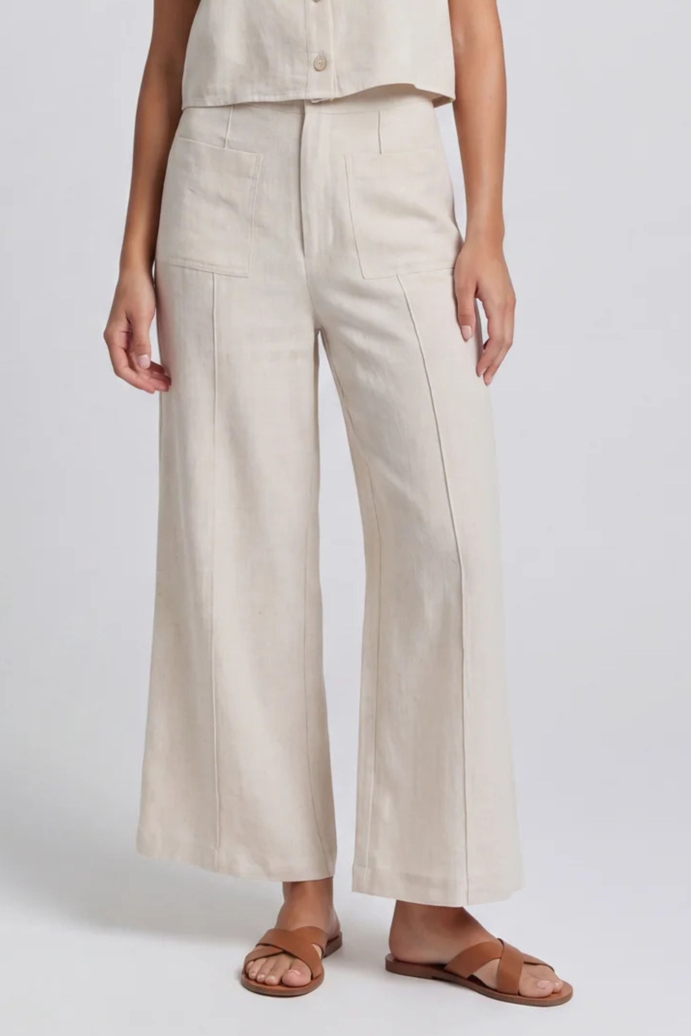 Kaylor High Waisted Wide Leg Pant