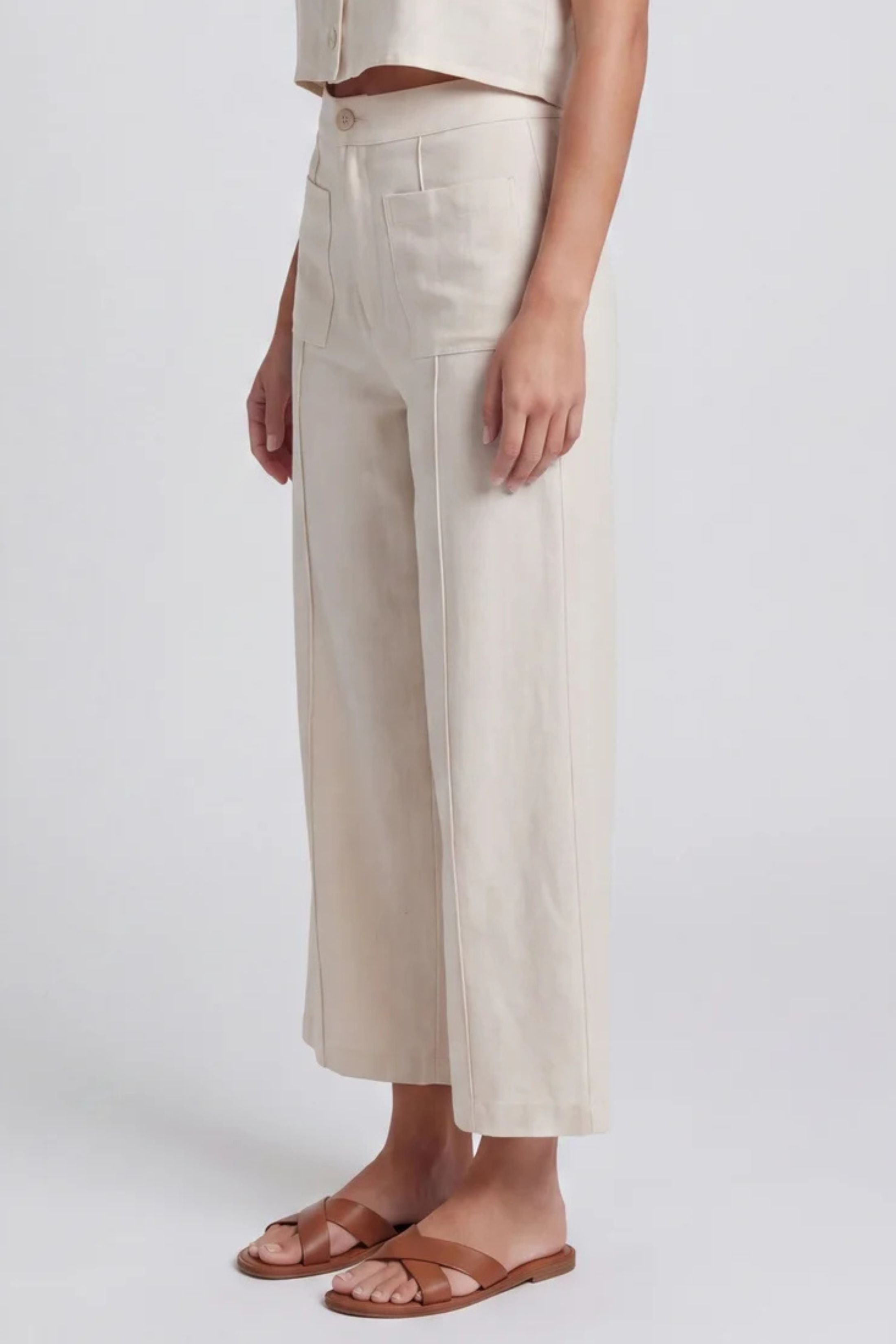 Kaylor High Waisted Wide Leg Pant